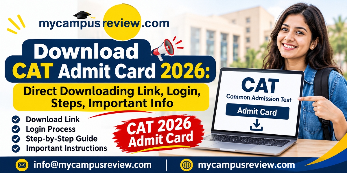 Download CAT Admit Card 2026: Direct Downloading Link, Login, Steps, Important Info